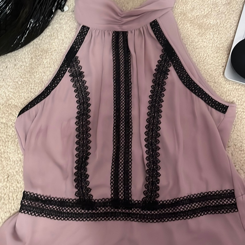 7th Ave New York and Company, pink blouse large